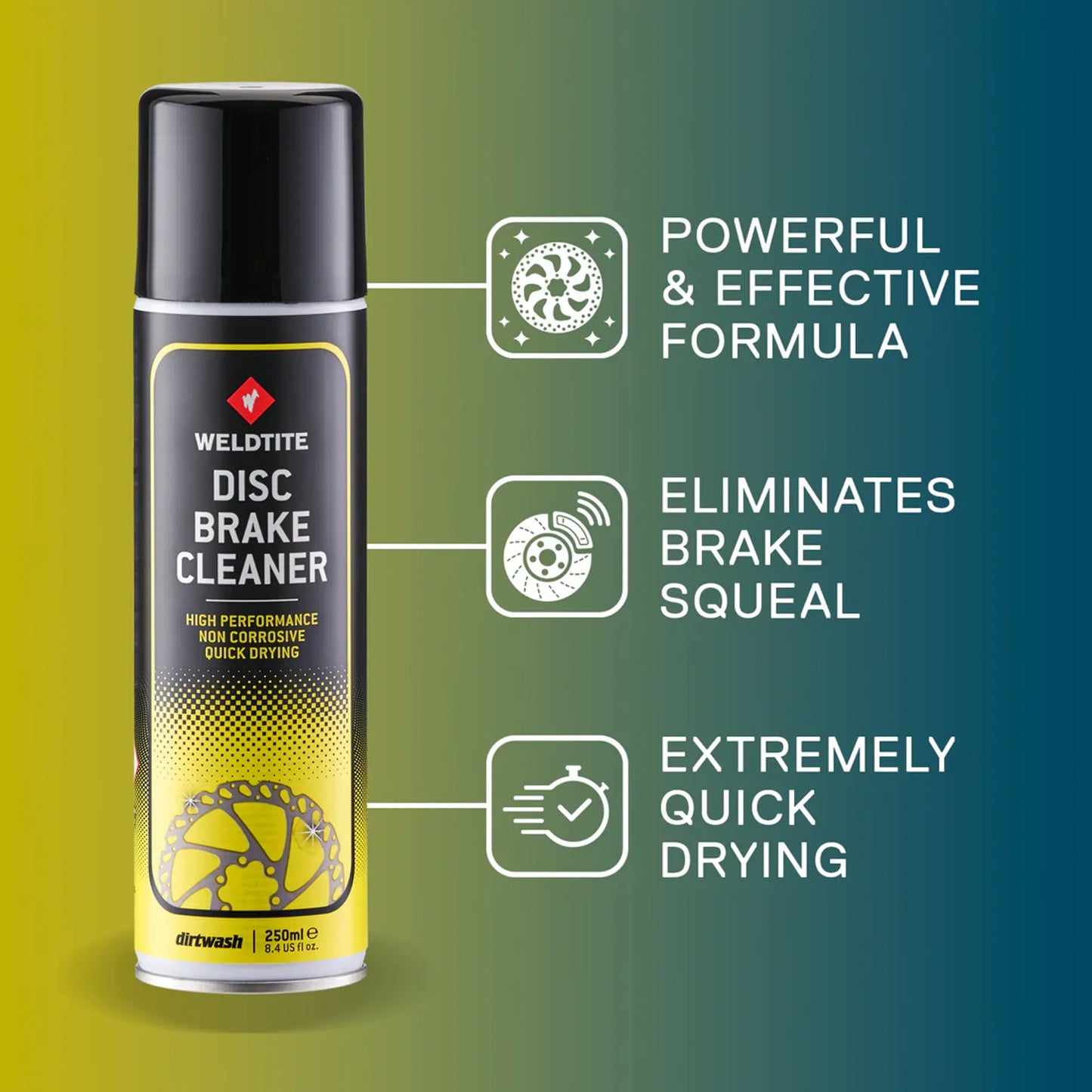 Weldtite Disc Brake Cleaner - 250ml